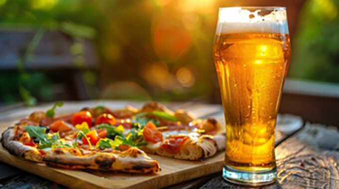 Pizza and Beer